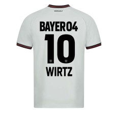 Bayer Leverkusen Florian Wirtz #10 Bortedrakt 2023-24 Kortermet